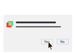 Cliquez sur 'Yes' ou de 'Run'