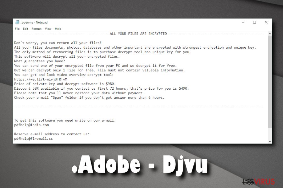 Le ransomware .Adobe instantané Le ransomware .Adobe instantané