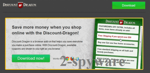 'Ads by Discount Dragon' virus instantané 'Ads by Discount Dragon' virus instantané