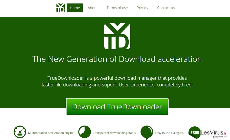Annonces par TrueDownloader instantané Annonces par TrueDownloader instantané