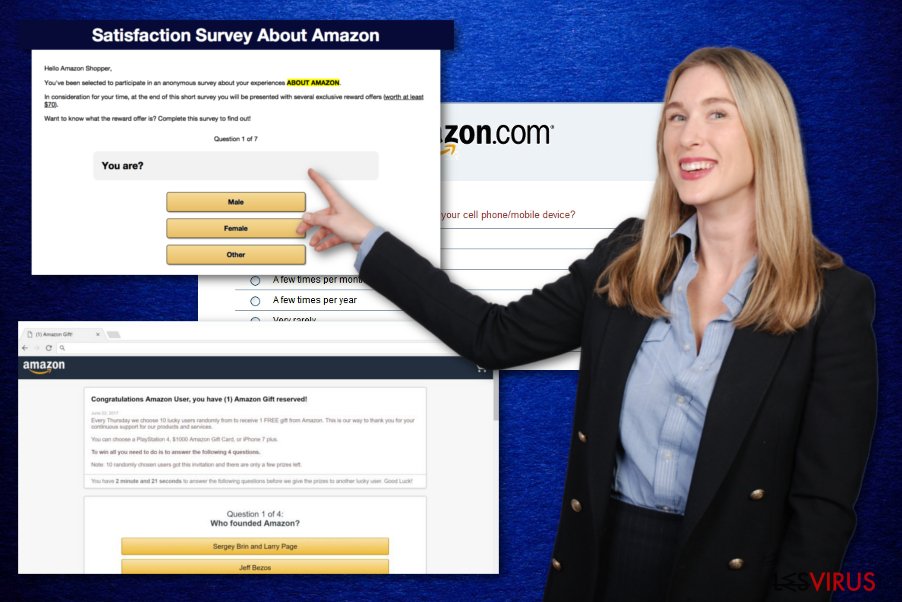 L'escroquerie par courriel Amazon Shopper Satisfaction Survey