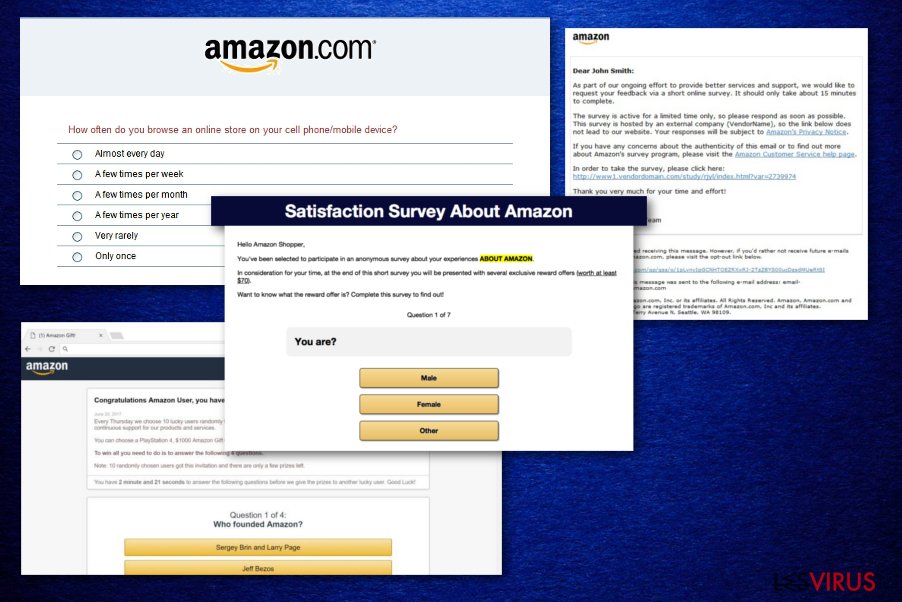 Le virus Amazon Shopper Satisfaction Survey