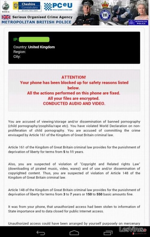 Android Police Virus instantané Android Police Virus instantané