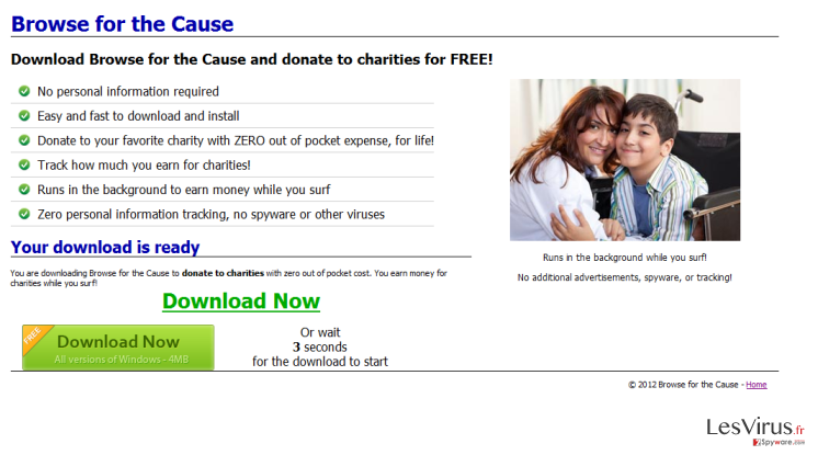 Browse for the Cause instantané Browse for the Cause instantané