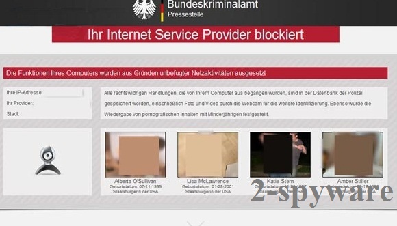 Bundeskriminalamt - Ihr Internet Service Provider blockiert virus instantané Bundeskriminalamt - Ihr Internet Service Provider blockiert virus instantané