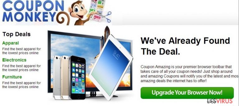 Coupon Monkey ads