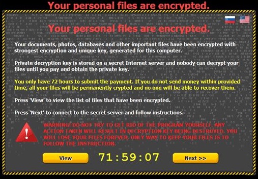 Critroni Ransomware instantané Critroni Ransomware instantané