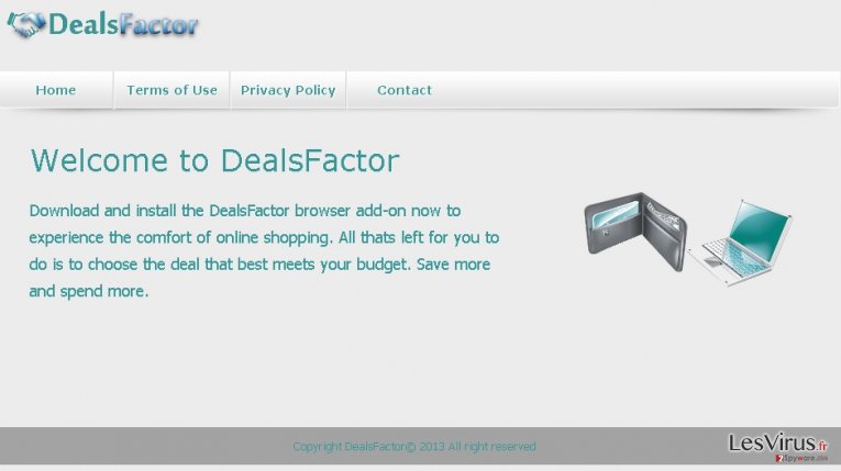 DealsFactor virus instantané DealsFactor virus instantané