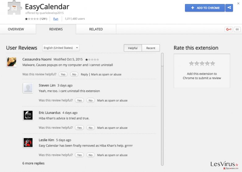EasyCalendar annonces instantané EasyCalendar annonces instantané