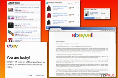 Les variantes du virus eBay