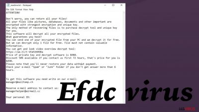 Virus de fichier Efdc