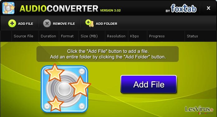 FoxTab Audio Converter instantané FoxTab Audio Converter instantané