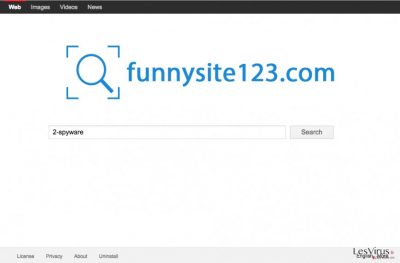 Capture d'écran du site FunnySite123.com