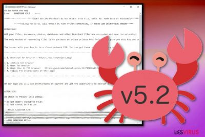 le ransomware GandCrab 5.2
