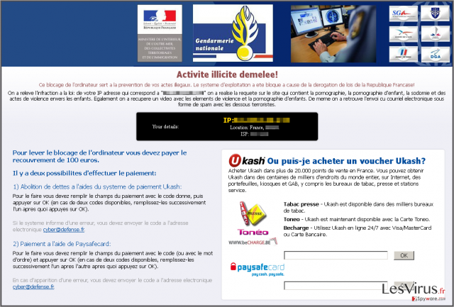 Le Virus Gendarmerie instantané Le Virus Gendarmerie instantané