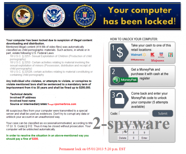 Homeland Security virus instantané Homeland Security virus instantané
