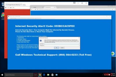 Les fenêtres intruses du virus "Internet Security Alert"