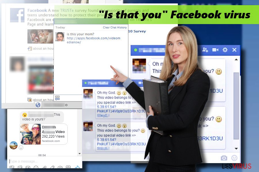 le virus Facebook « Is that you »