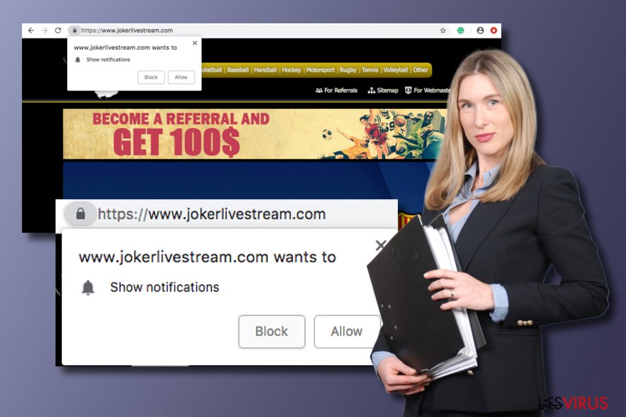 Jokerlivestream.com une application potentiellement indésirable