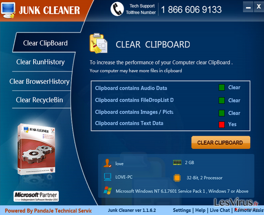 Junk Cleaner instantané Junk Cleaner instantané