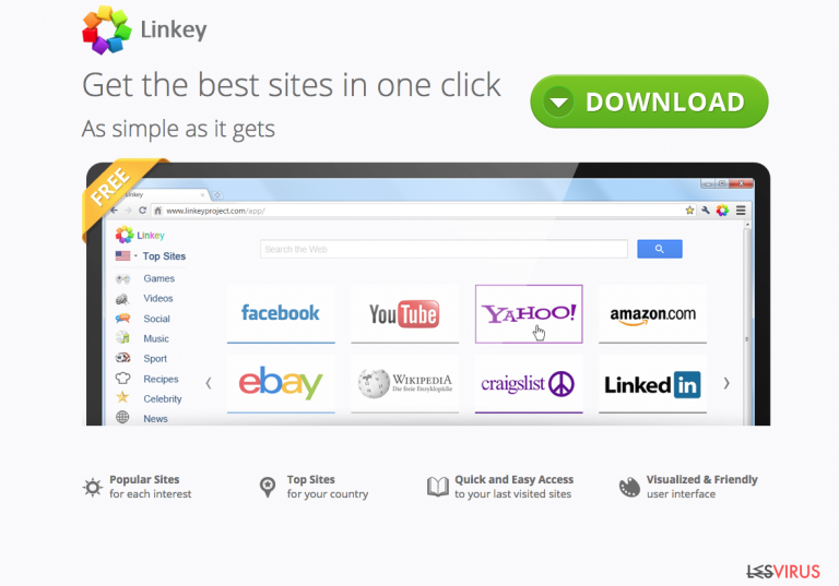 Linkeyproject.com redirect