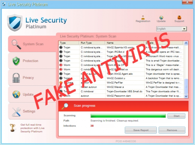 Live Security Platinum instantané Live Security Platinum instantané