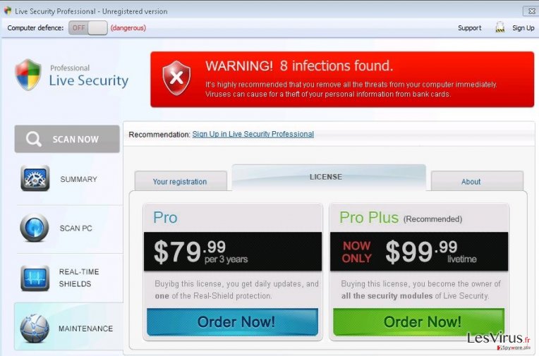 Live Security Professional instantané Live Security Professional instantané