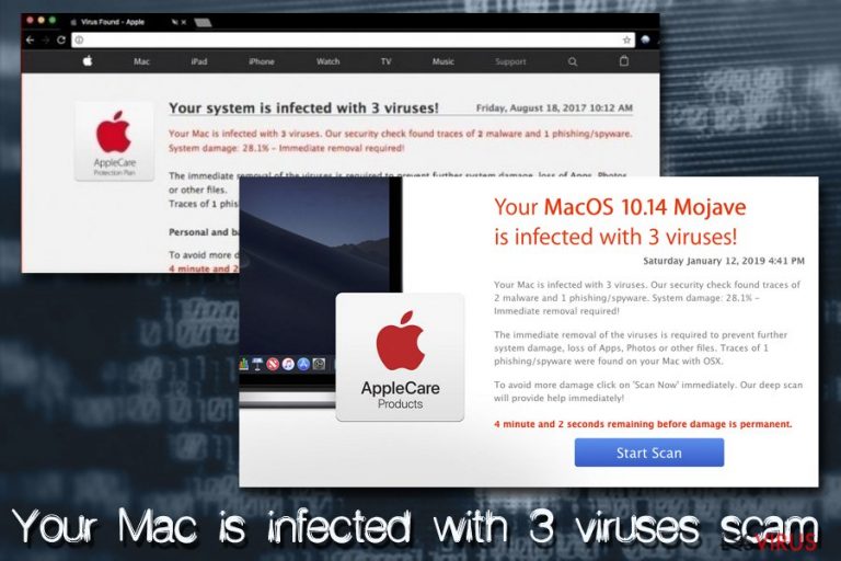le virus Mac - Votre Mac est infecté par 3 virus