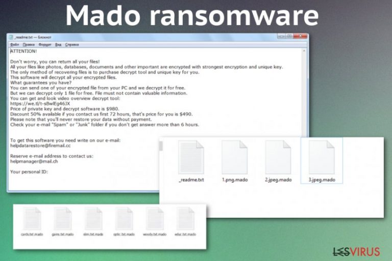 Le ransomware Mado