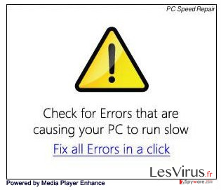 "Ads by Media Enhance" virus instantané "Ads by Media Enhance" virus instantané