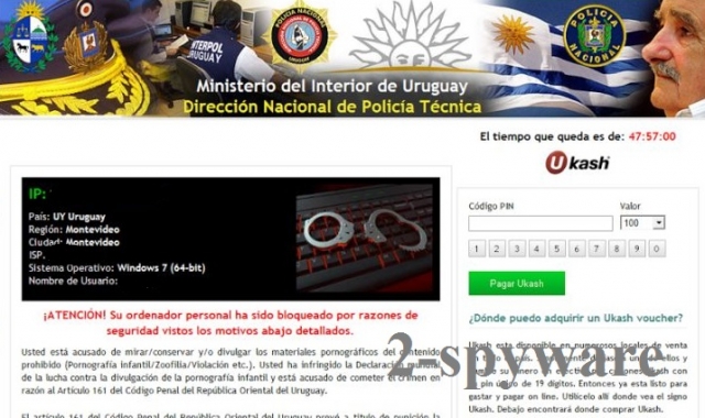 Ministerio del Interior de Uruguay virus instantané Ministerio del Interior de Uruguay virus instantané