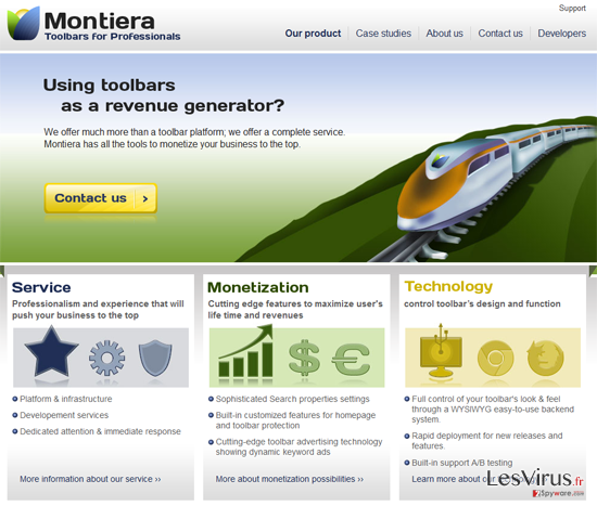 Montiera Toolbar instantané Montiera Toolbar instantané