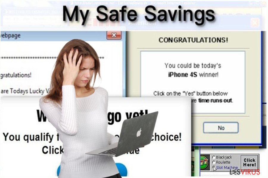 La capture d'écran des annonces My Safe Savings