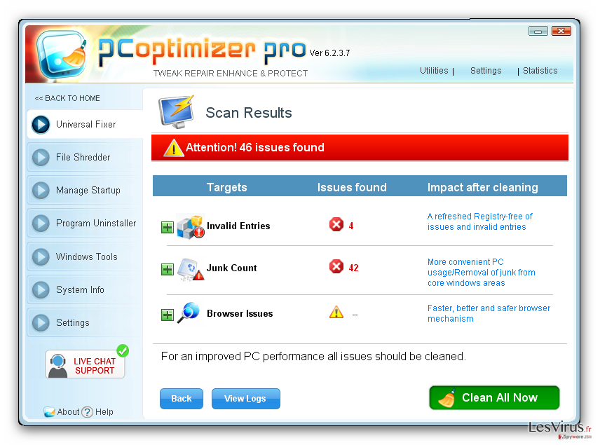 Pc Optimizer Pro instantané Pc Optimizer Pro instantané