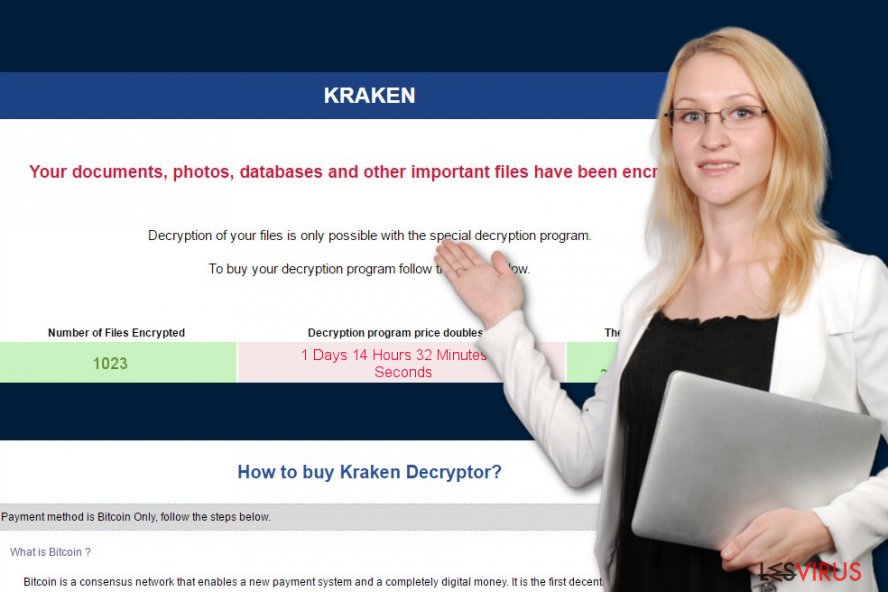 Le virus rançongiciel Kraken instantané Le virus rançongiciel Kraken instantané
