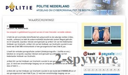Politie Nederland virus instantané Politie Nederland virus instantané