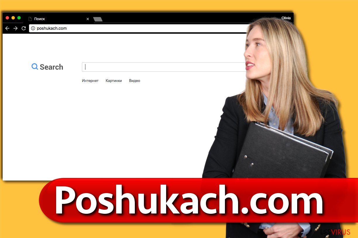 Le pirate de navigateur Poshukach.com