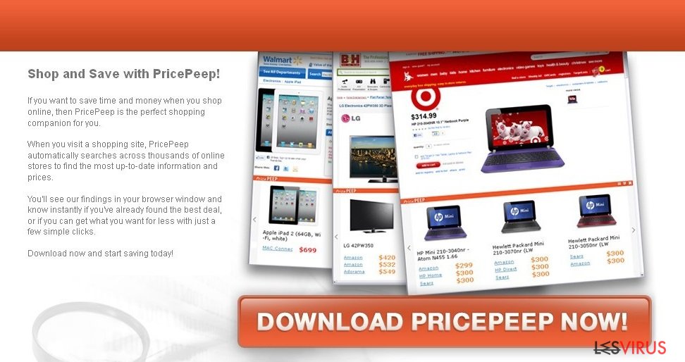PricePeep instantané PricePeep instantané
