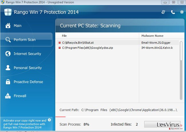 Rango XP Protection 2014 instantané Rango XP Protection 2014 instantané