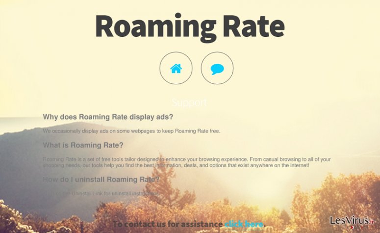 Roaming Rate annonces instantané Roaming Rate annonces instantané