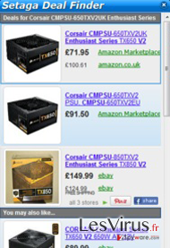 Setaga Deal Finder instantané Setaga Deal Finder instantané