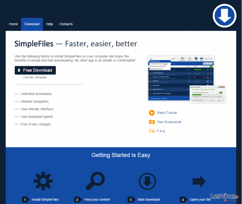 SimpleFiles instantané SimpleFiles instantané