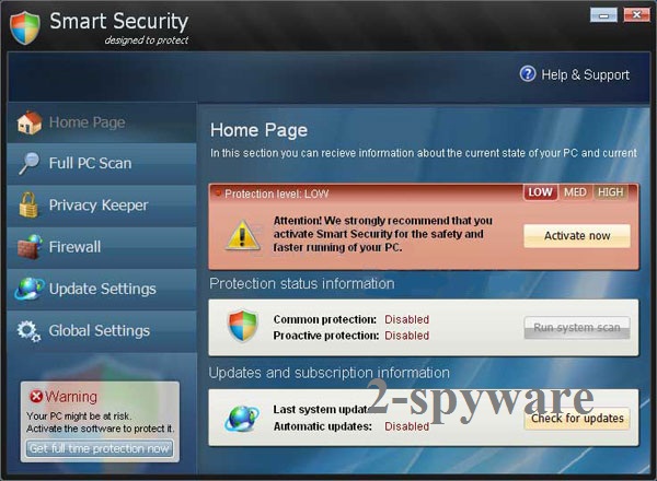 Smart Security virus instantané Smart Security virus instantané