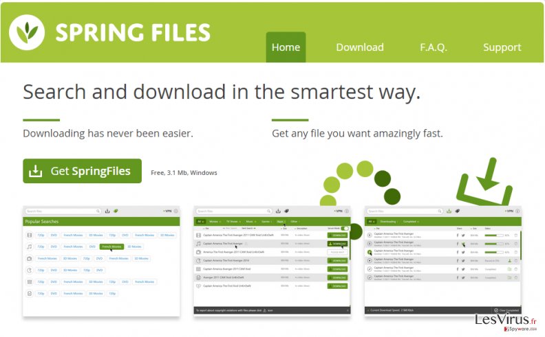 Le virus SpringFiles instantané Le virus SpringFiles instantané