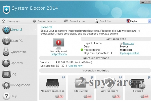 System Doctor 2014 instantané System Doctor 2014 instantané