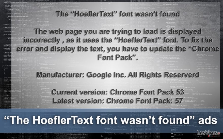 La notification “The HoeflerText font wasn’t found” instantané La notification “The HoeflerText font wasn’t found” instantané