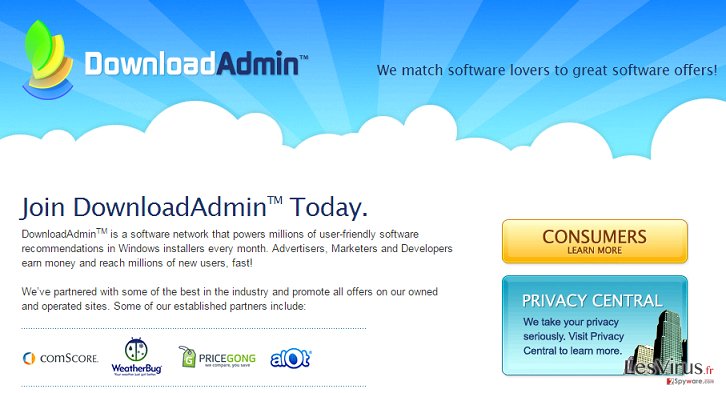 UpdateAdmin adware instantané UpdateAdmin adware instantané