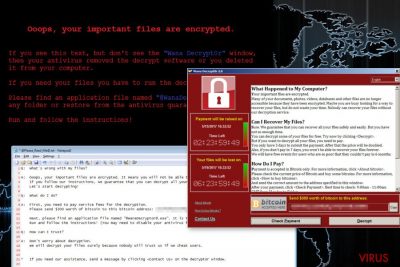 Le virus rançongiciel Wana Decrypt0r