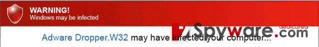 Warning! Windows may be infected instantané Warning! Windows may be infected instantané