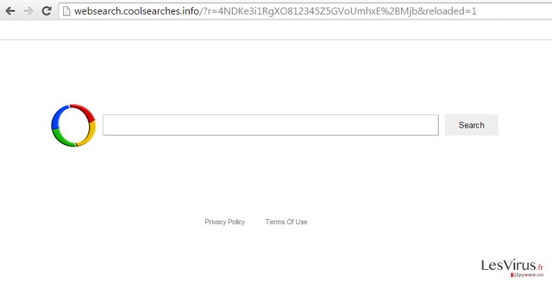 Websearch.coolsearches.info redirect instantané Websearch.coolsearches.info redirect instantané